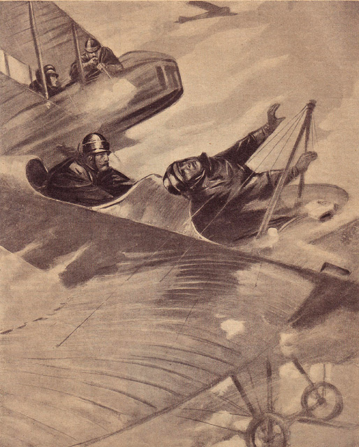 Воздушная дуэль  (По материалам еженедельного иллюстрированного журнала «ЗАРЯ», 1 марта 1915 г.)